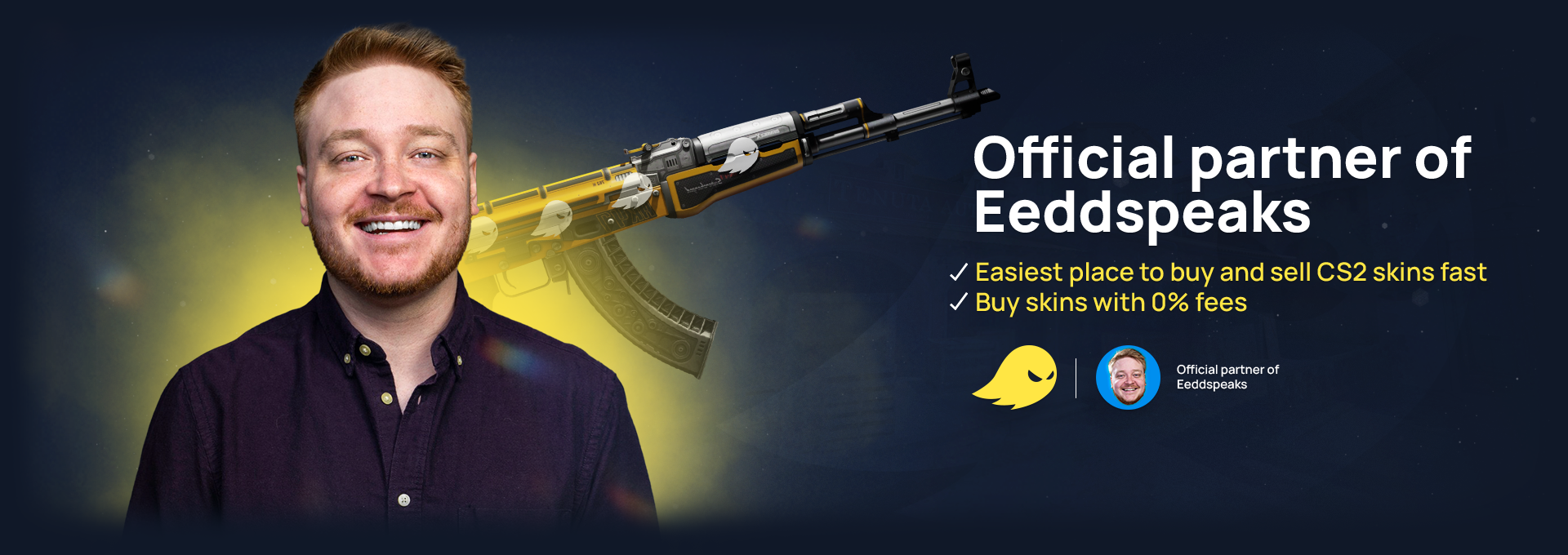 Official partner of Eeddspeaks / Eeddplays - Skinvault.gg Buy skins